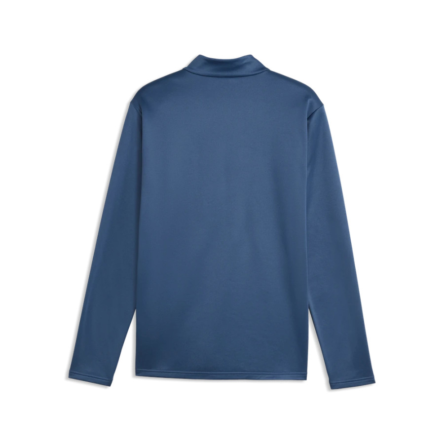 Sweat zippé OM Warm bleu
