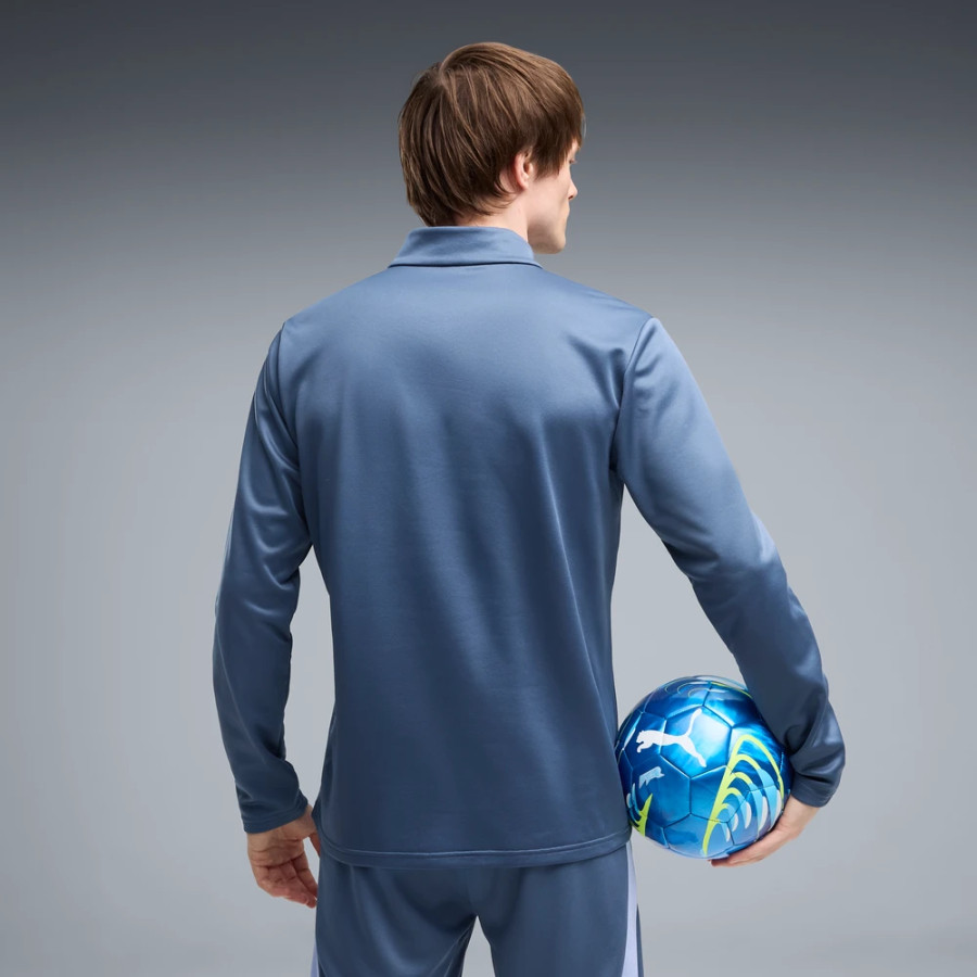 Sweat zippé OM Warm bleu