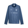 Sweat zippé OM Warm bleu