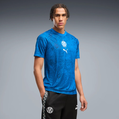 Maillot avant match OM bleu
