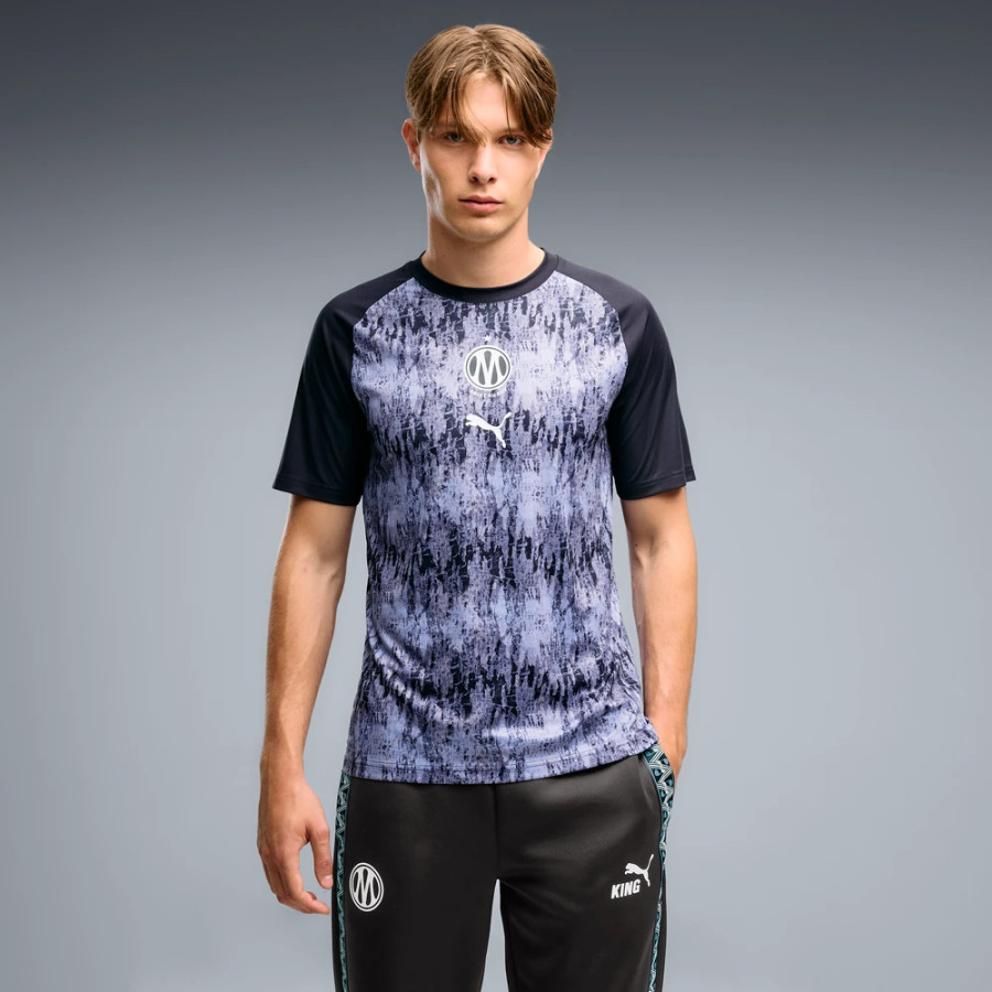 Maillot avant match OM violet noir