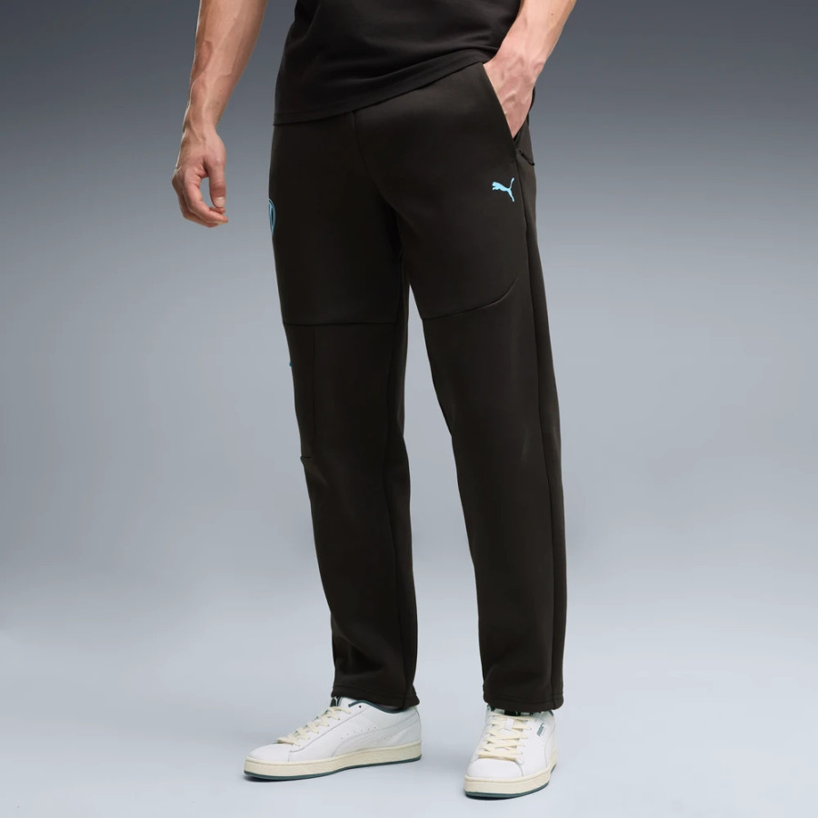 Pantalon survêtement OM PumaTech FZ noir bleu