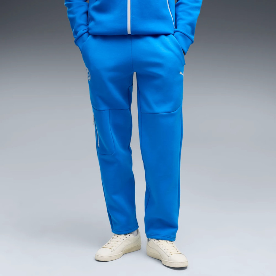 Pantalon survêtement OM PumaTech FZ bleu blanc