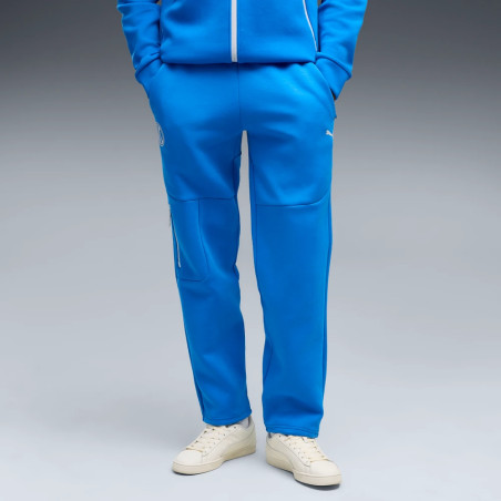 Pantalon survêtement OM PumaTech FZ bleu blanc