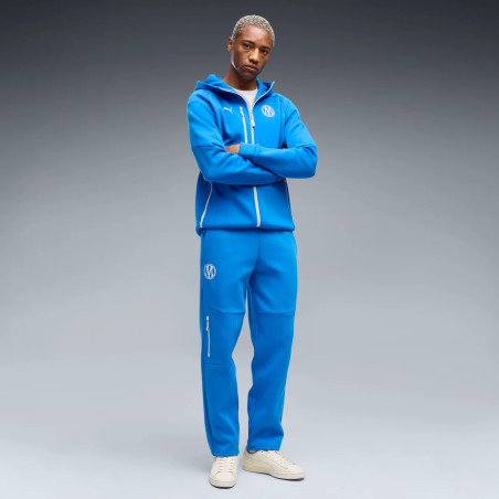 Pantalon survêtement OM PumaTech FZ bleu blanc