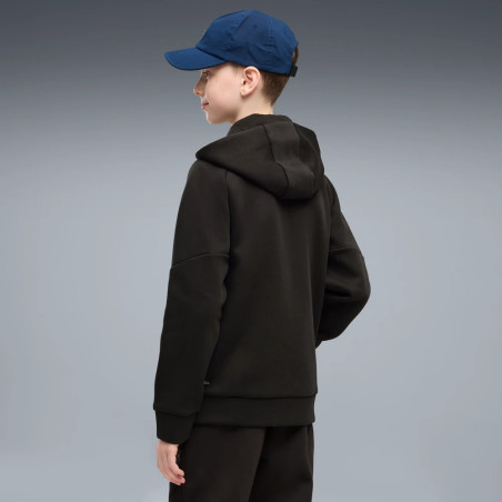 Veste survêtement junior OM PumaTech FZ noir bleu