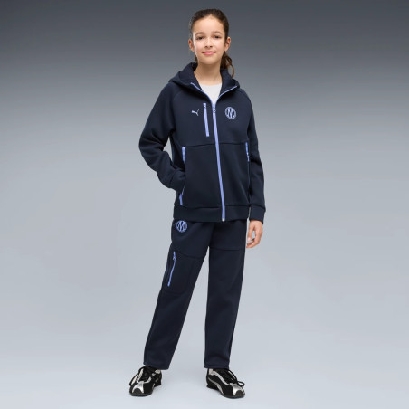 Veste survêtement junior OM PumaTech FZ bleu violet