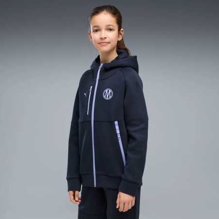 Veste survêtement junior OM PumaTech FZ bleu violet