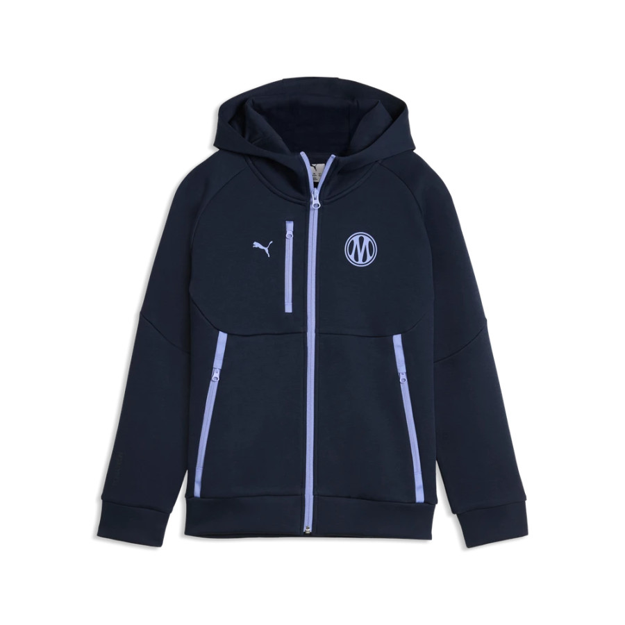 Veste survêtement junior OM PumaTech FZ bleu violet
