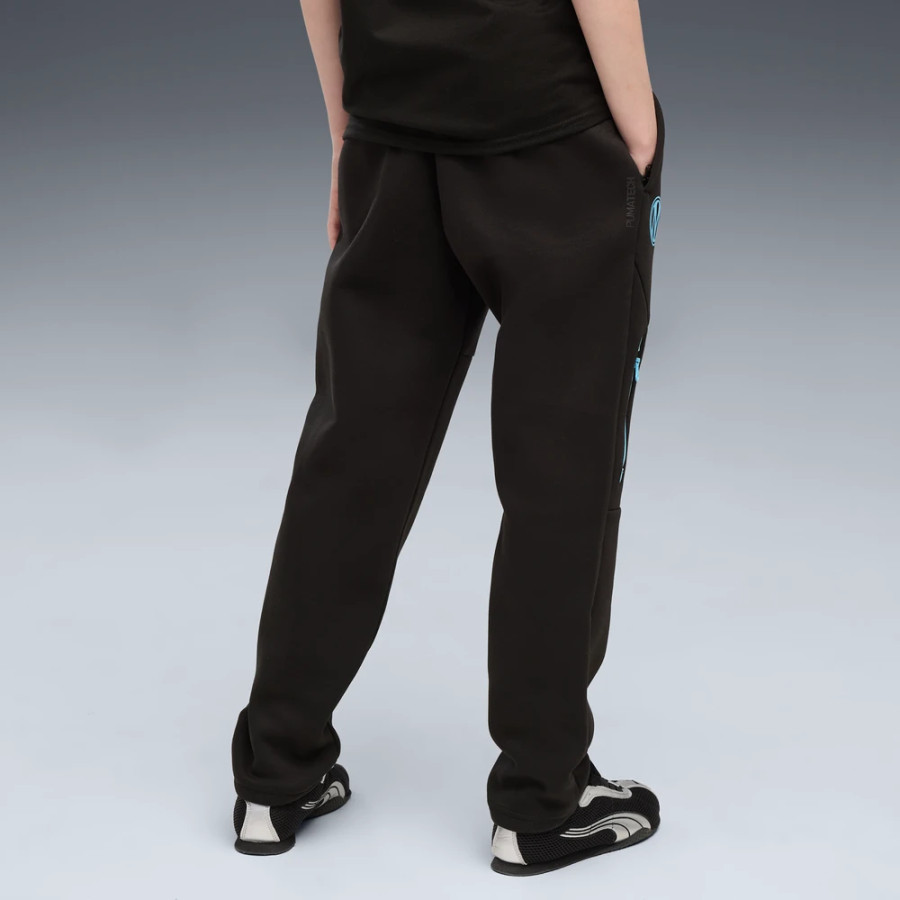 Pantalon survêtement junior OM PumaTech FZ noir bleu