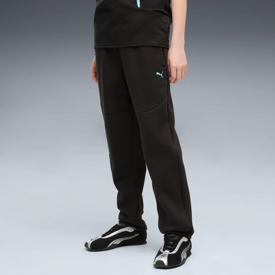 Pantalon survêtement junior OM PumaTech FZ noir bleu