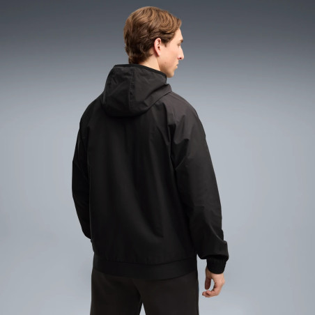 Veste survêtement OM PumaTech Woven noir bleu