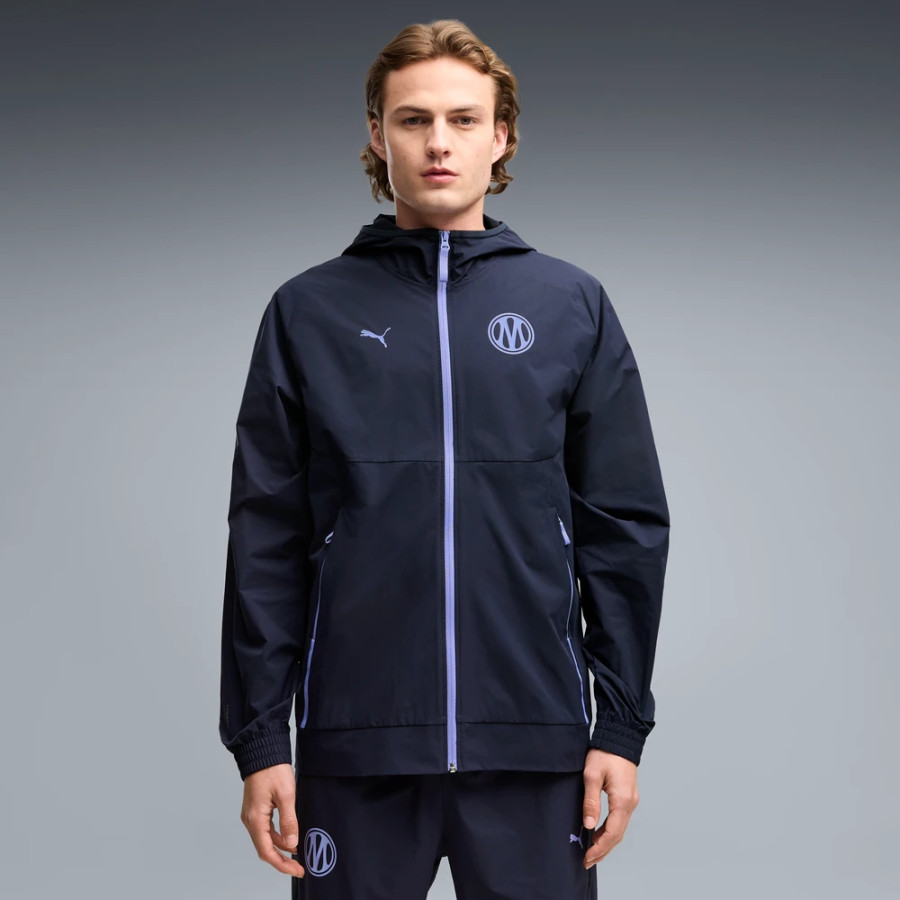 Veste survêtement OM PumaTech Woven bleu violet