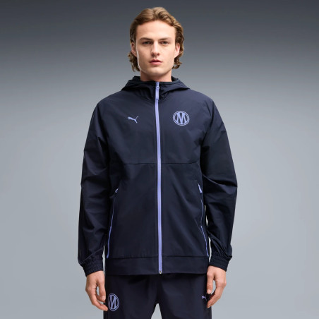 Veste survêtement OM PumaTech Woven bleu violet
