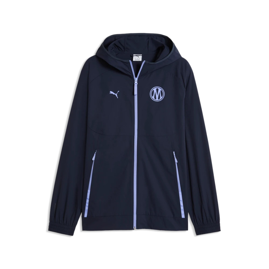 Veste survêtement OM PumaTech Woven bleu violet