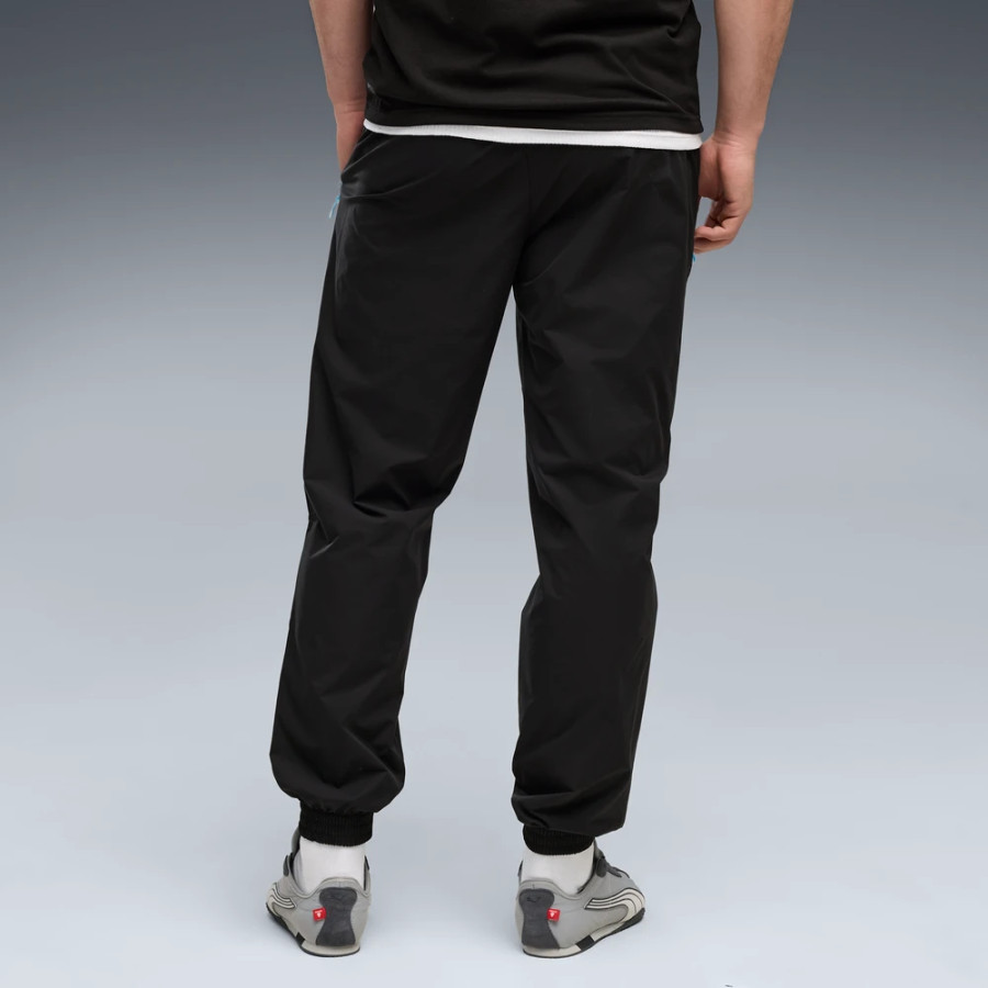 Pantalon survêtement OM PumaTech Woven noir bleu