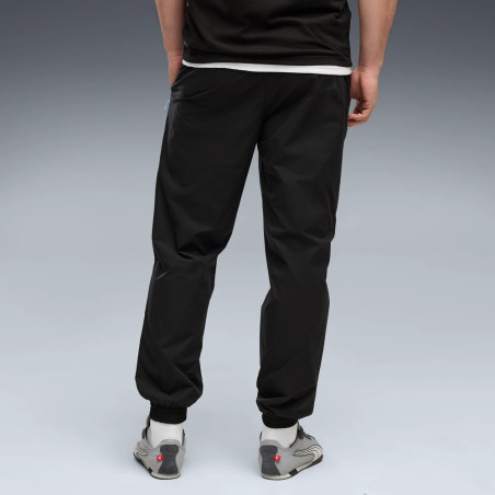 Pantalon survêtement OM PumaTech Woven noir bleu