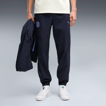 Pantalon survêtement OM PumaTech Woven bleu violet