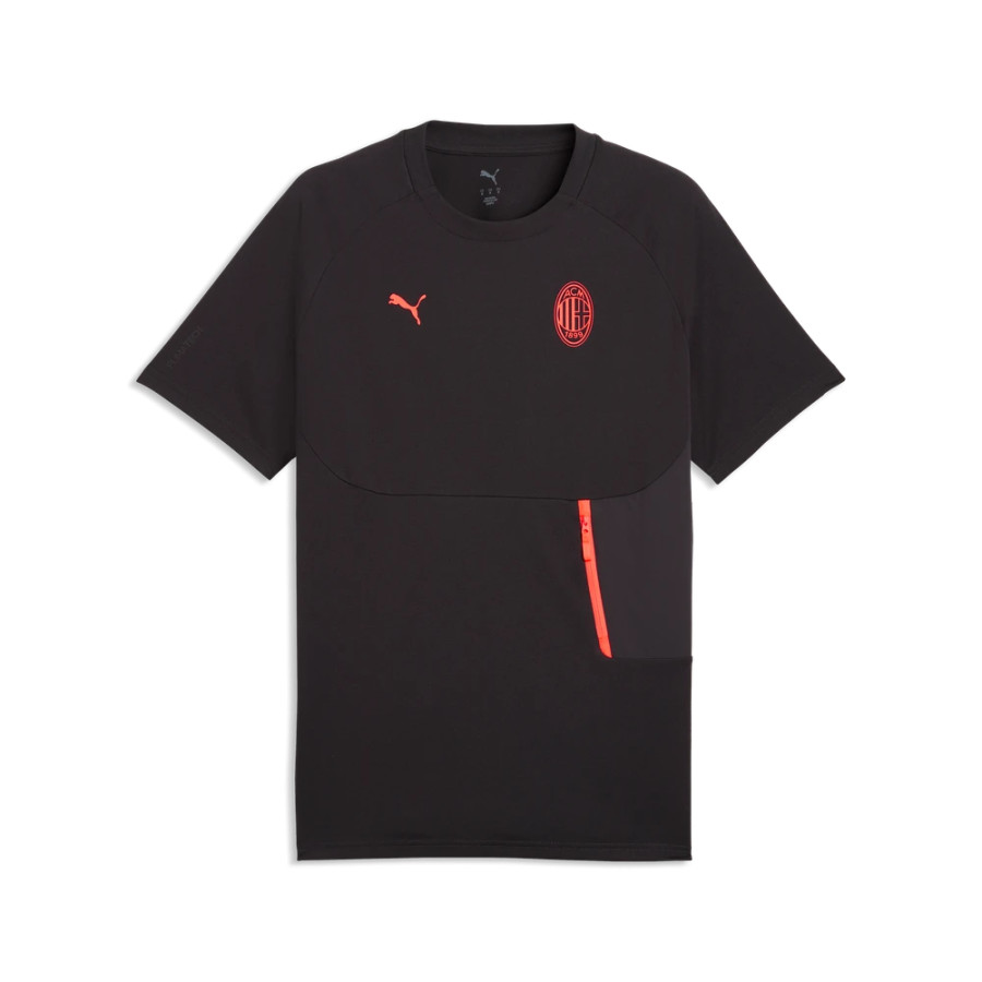 T-shirt Milan AC PumaTech noir rouge