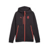 Veste survêtement Milan AC PumaTech FZ noir rouge