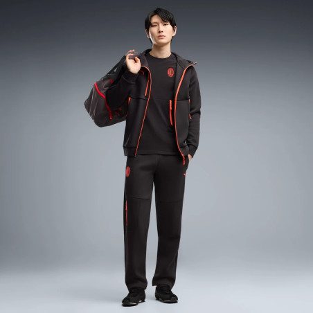 Pantalon survêtement Milan AC PumaTech noir rouge