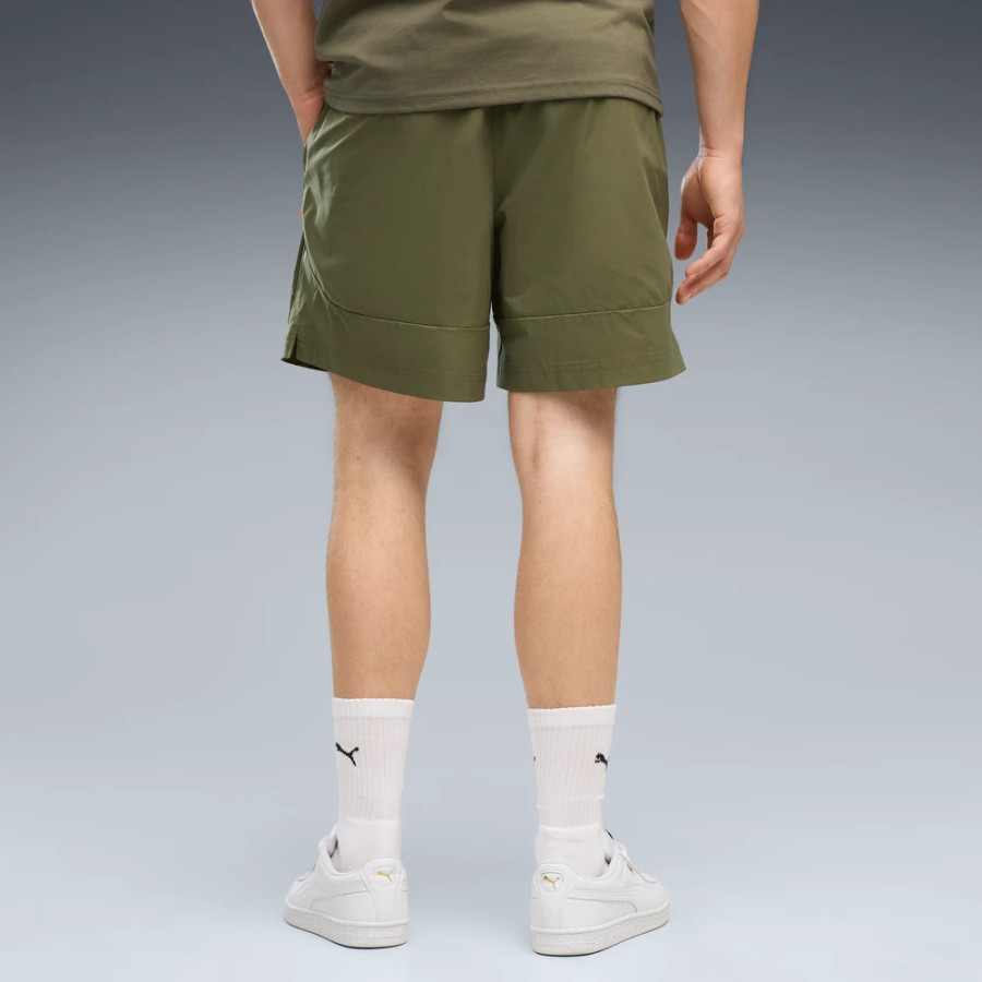 Short Milan AC PumaTech Woven vert rouge