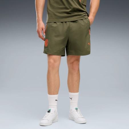 Short Milan AC PumaTech Woven vert rouge