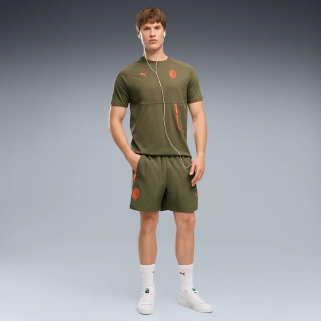 Short Milan AC PumaTech Woven vert rouge