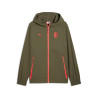 Veste survêtement Milan AC PumaTech Woven vert rouge