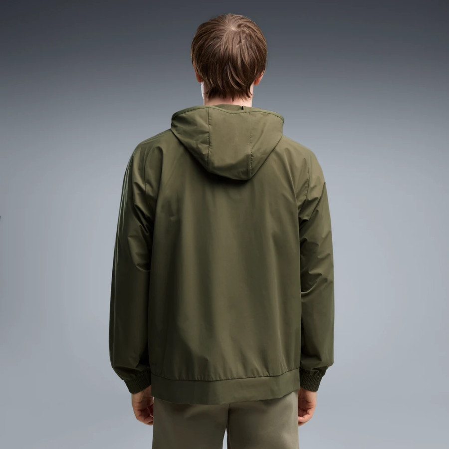 Veste survêtement Milan AC PumaTech Woven vert rouge