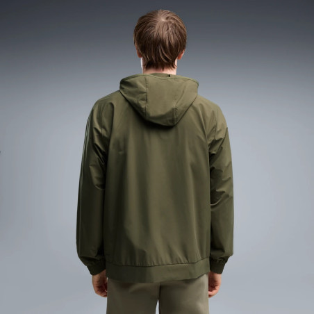 Veste survêtement Milan AC PumaTech Woven vert rouge