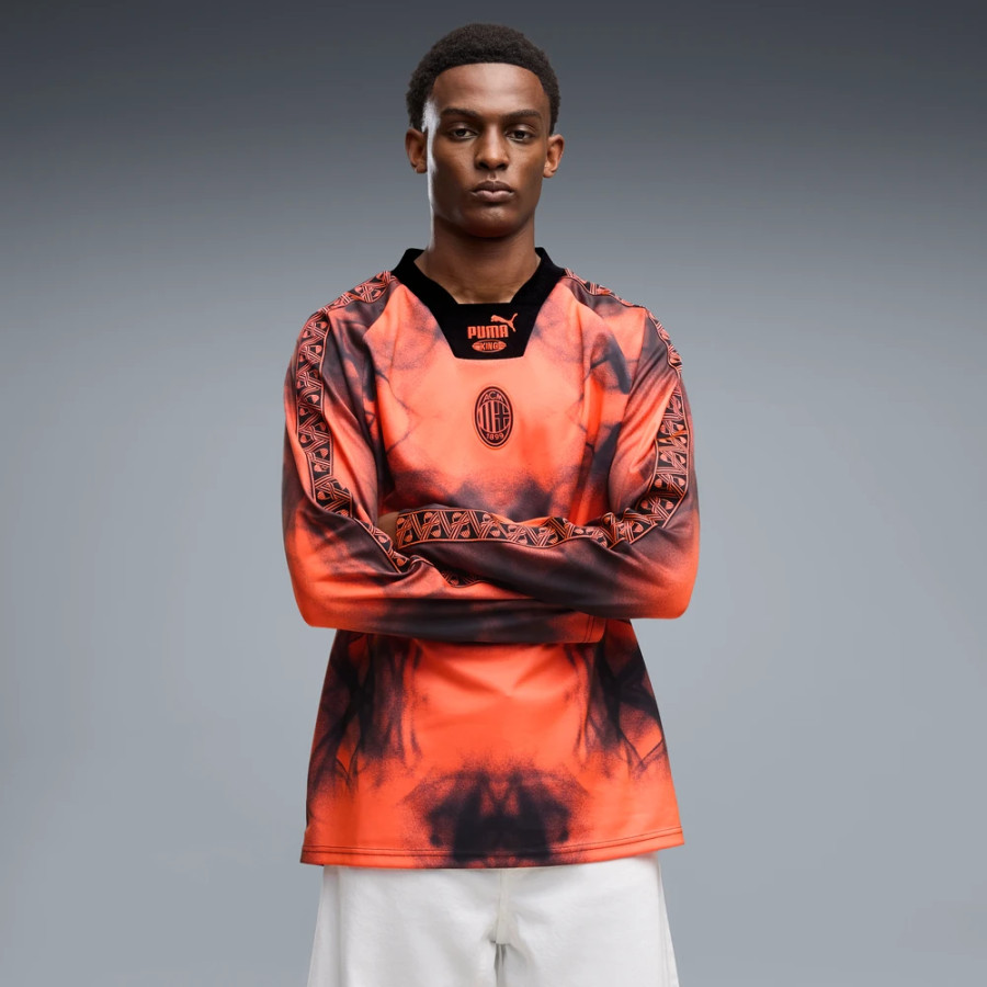 Maillot manches longues Milan AC KING rouge noir