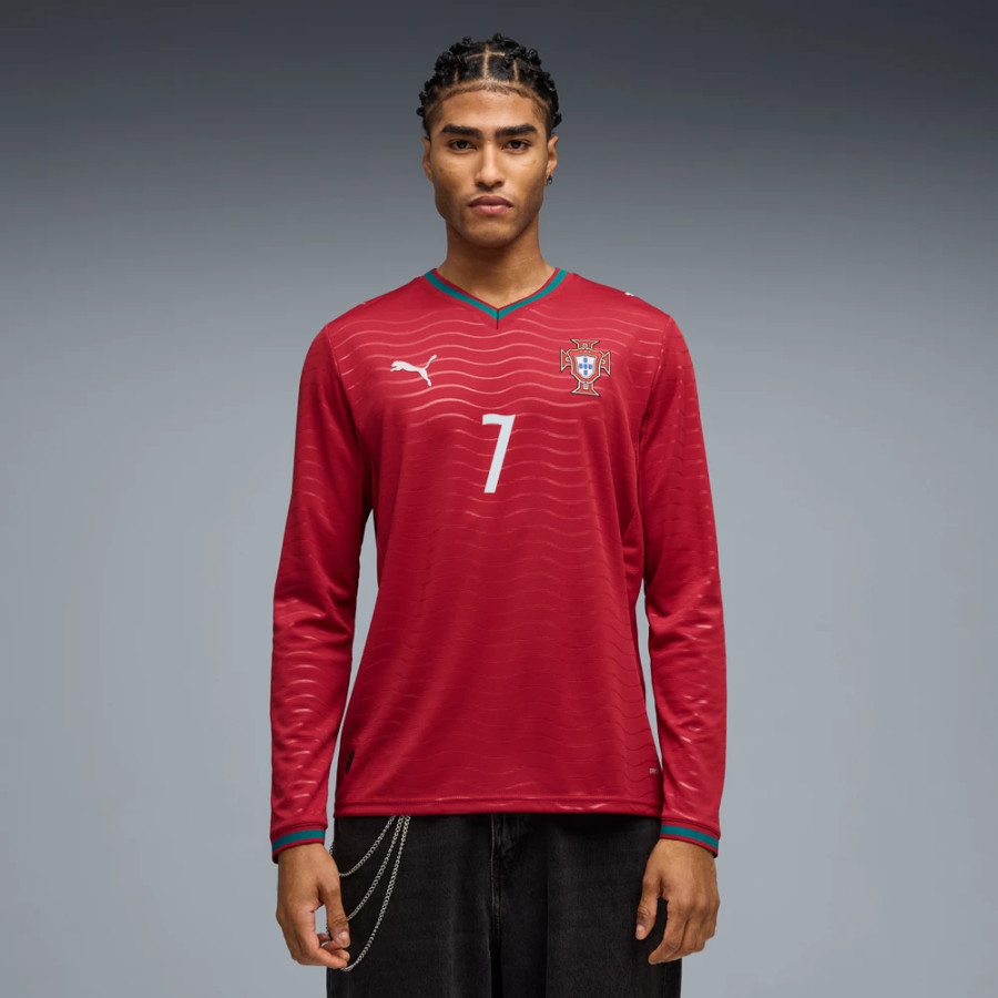 Maillot manches longues Portugal Ronaldo domicile 2026