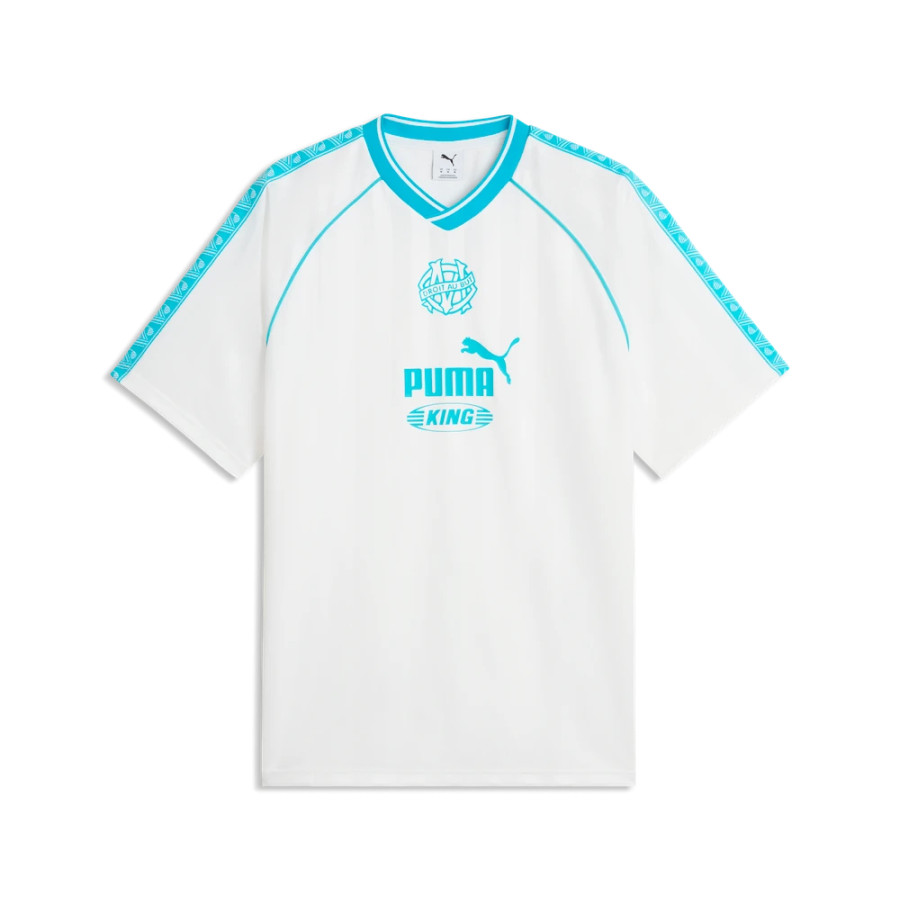 Maillot OM King Archive blanc bleu