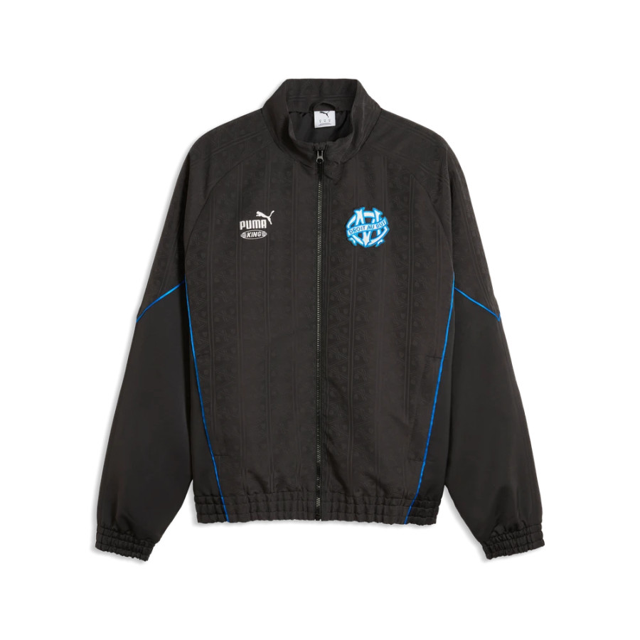 Veste survêtement OM King Archive noir bleu