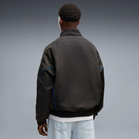 Veste survêtement OM King Archive noir bleu