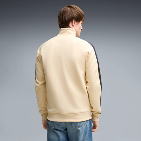 Veste OM T7 beige noir