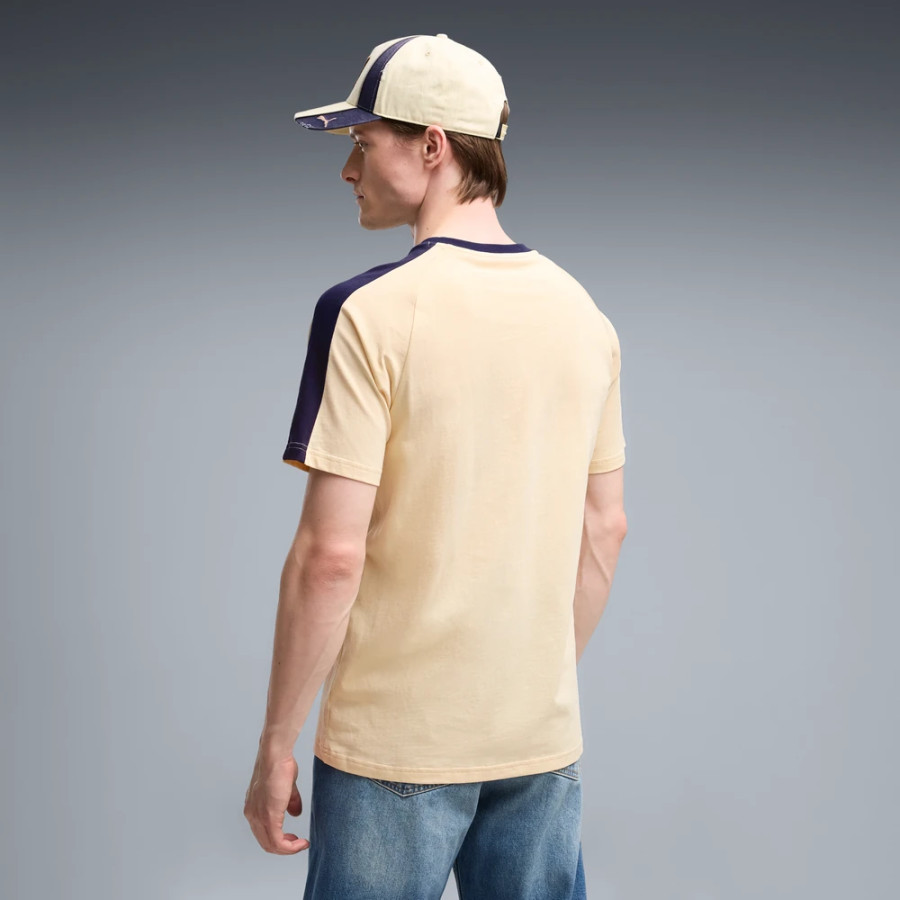 T-shirt OM T7 beige noir