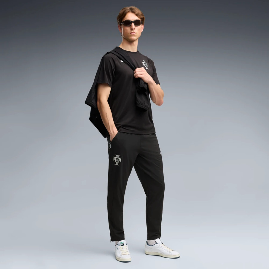 Pantalon survêtement Portugal PowerTrain Woven noir blanc