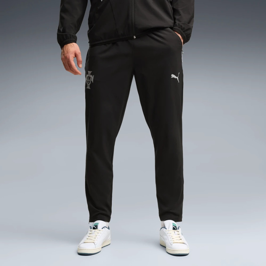 Pantalon survêtement Portugal PowerTrain Woven noir blanc