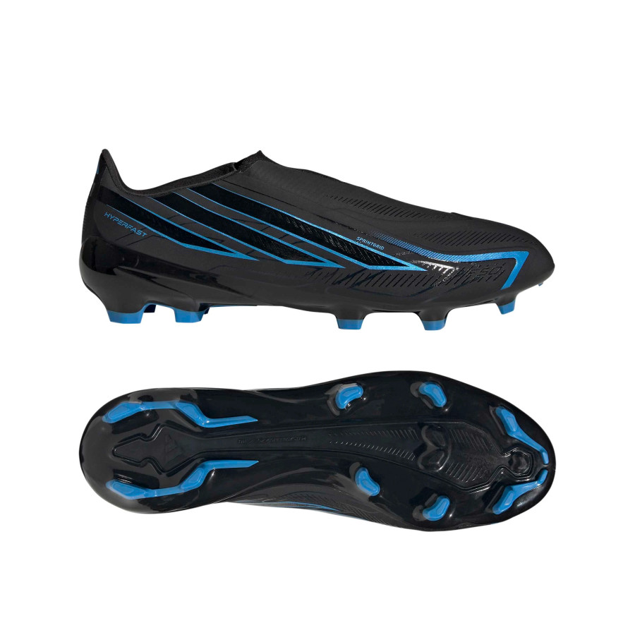 adidas F50 Hyperfast LaceLess league FG noir bleu