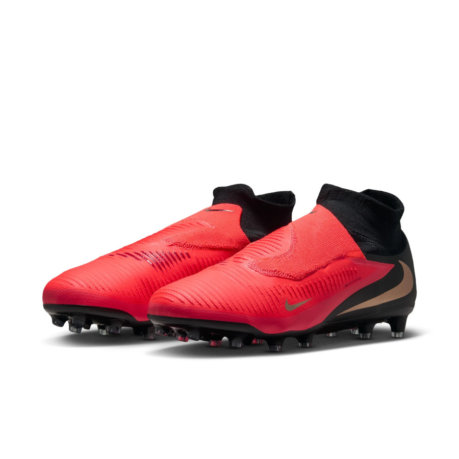 Nike Phantom 6 montante Pro AG rouge noir