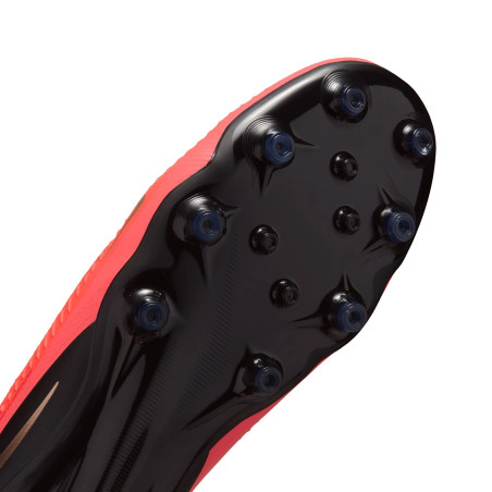 Nike Phantom 6 montante Pro AG rouge noir