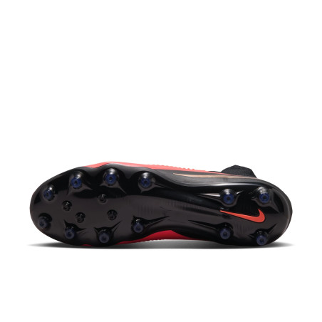 Nike Phantom 6 montante Pro AG rouge noir
