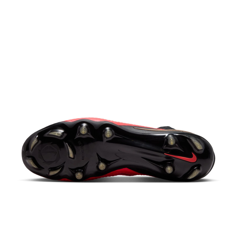 Nike Phantom 6 montante Elite FG rouge noir