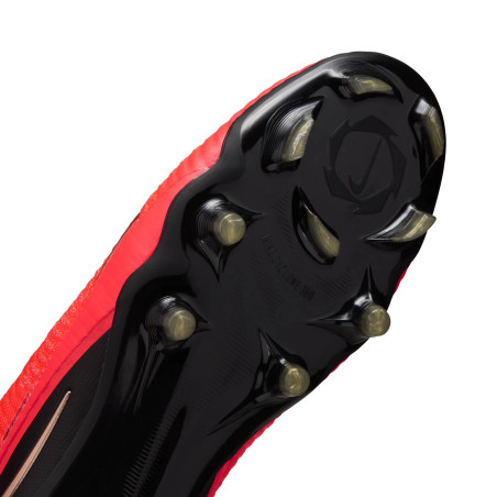 Nike Phantom 6 montante Elite FG rouge noir