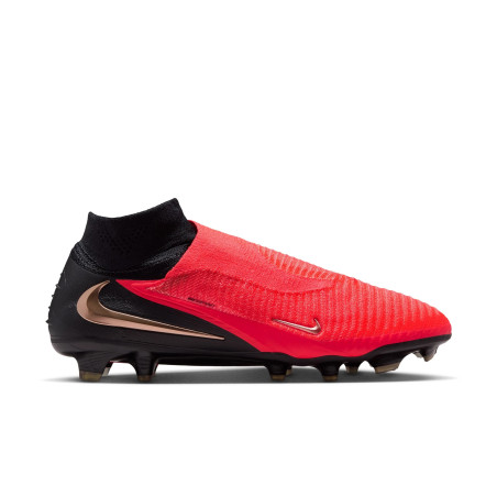 Nike Phantom 6 montante Elite FG rouge noir