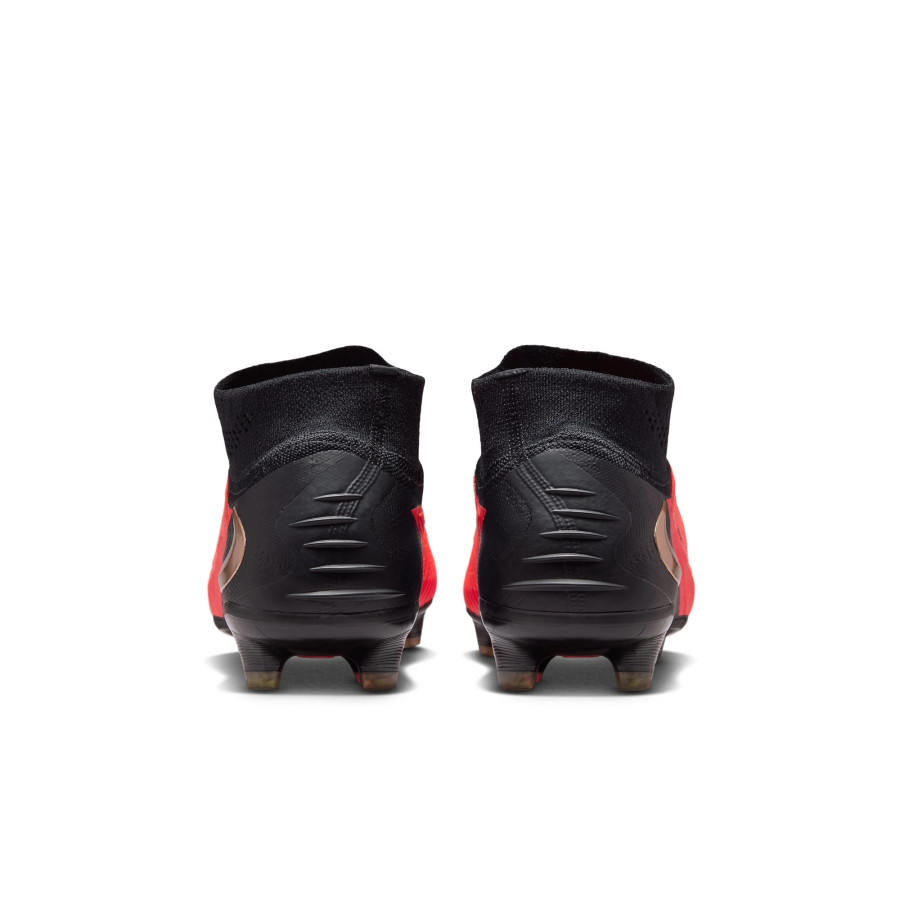 Nike Phantom 6 montante Elite FG rouge noir