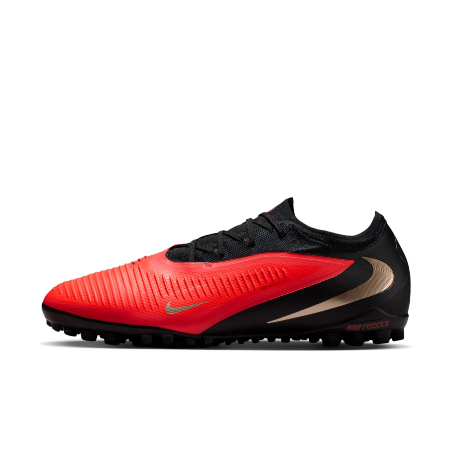Nike Phantom 6 ReactX Pro Turf rouge noir