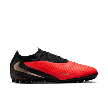 Nike Phantom 6 ReactX Pro Turf rouge noir